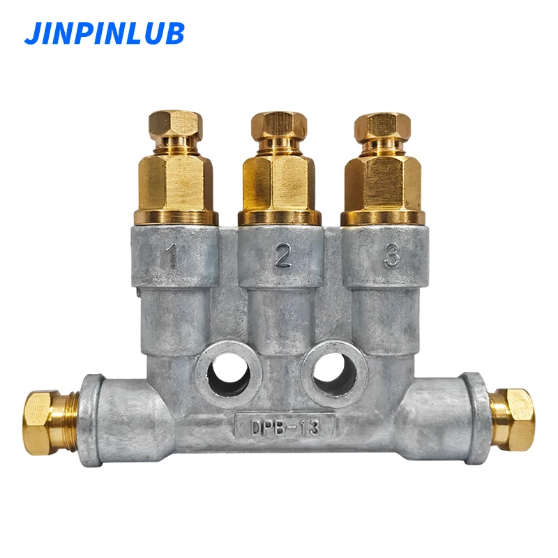 JINPINLUB DPB13 Pressurized Lubricating Divider Lubricating Oil Metering Valve for Volumetric Lubrication Systems