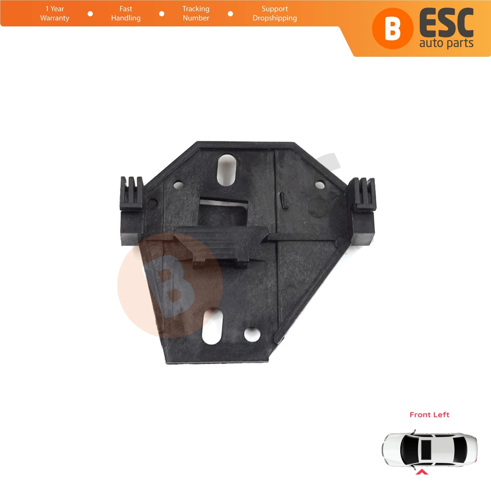 

EWR5538 Window Regulator Repair Clips Bracket Front Left for VW Transporter T4 MK4 Eurovan Caravelle 1990-2003 7D0959801