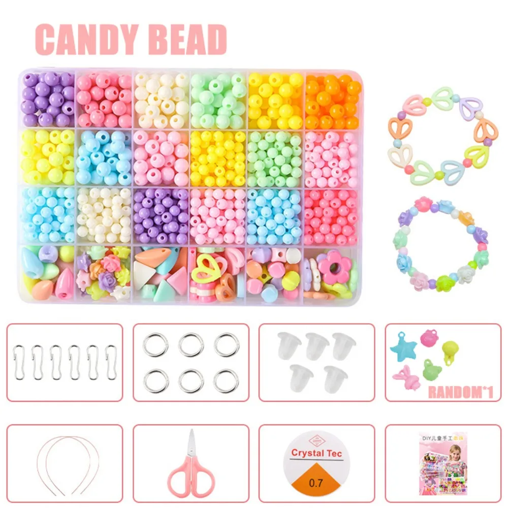 Arts Crafts DIY Handmade Beaded Kit Toy DIY Toy Handmade DIY Making Beads Kit Toy Jewelry Set Creative