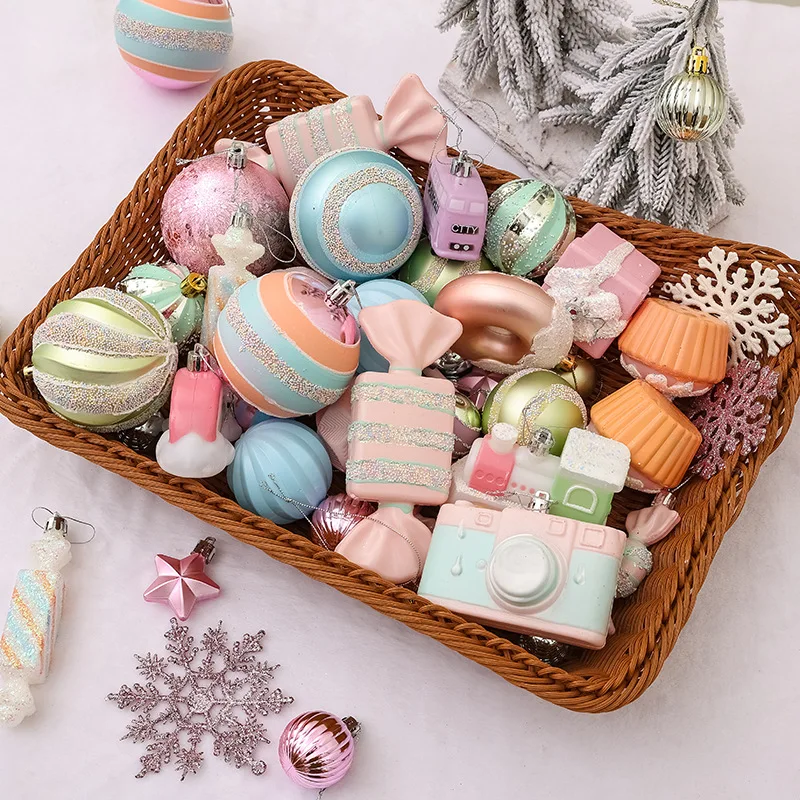 

Милые рождественские шары с героями мультфильмов, особой формы, рождественские декоративные подвесные украшения, новогодняя вечеринка, рождественские шары, кулон, подарочный набор