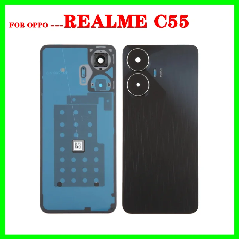 Housing Back Cover For Realme C55 middle Front frame Bezel Battery Cover