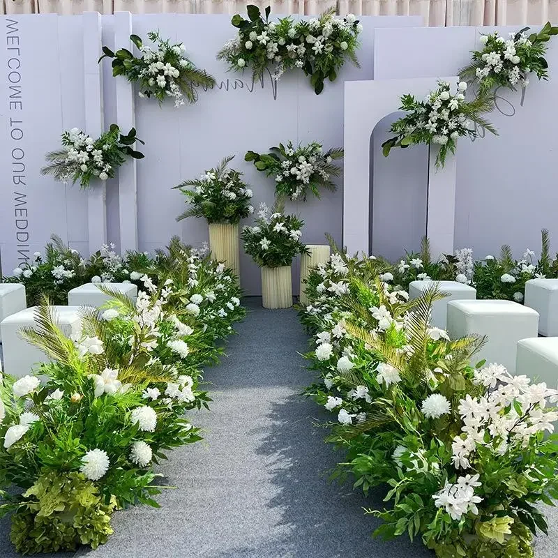 Artificial Flower Arrangement Wedding Hall Hotel Showcase Shopping Mall Soft Decoration Runway Props Road Guide Flowers