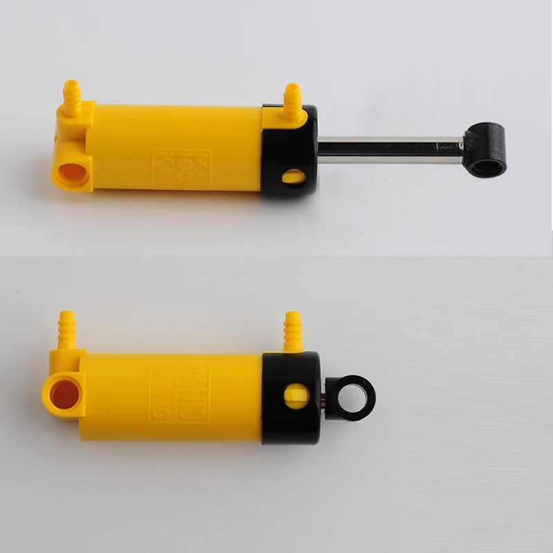

23pcs MOC Pneumatic Kit Air Pump Tank Hose Push Rod Switch Piston Compatible with Legoeds 42043/9641/47225/61904 Technical Parts