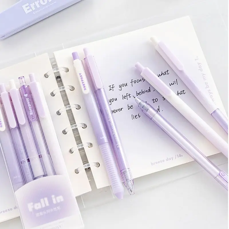 Ручка гелевая в виде ручки, 5 шт.