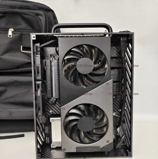 A45 chassis 5-liter ITX, A4 structure supports dual fan graphics card 4070tis small 1u power supply