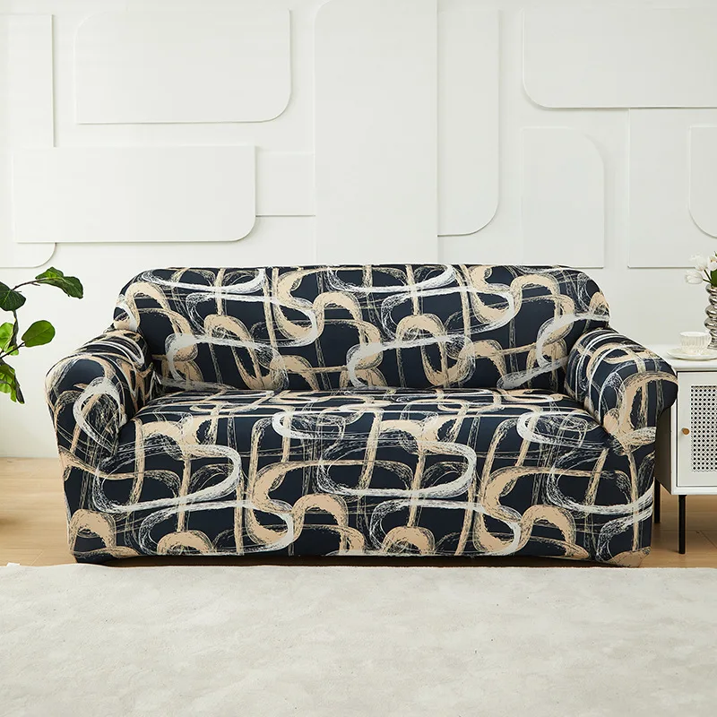 All-inclusive elastic sofa cover non-slip and anti-cat grip bag sofa towel elastic