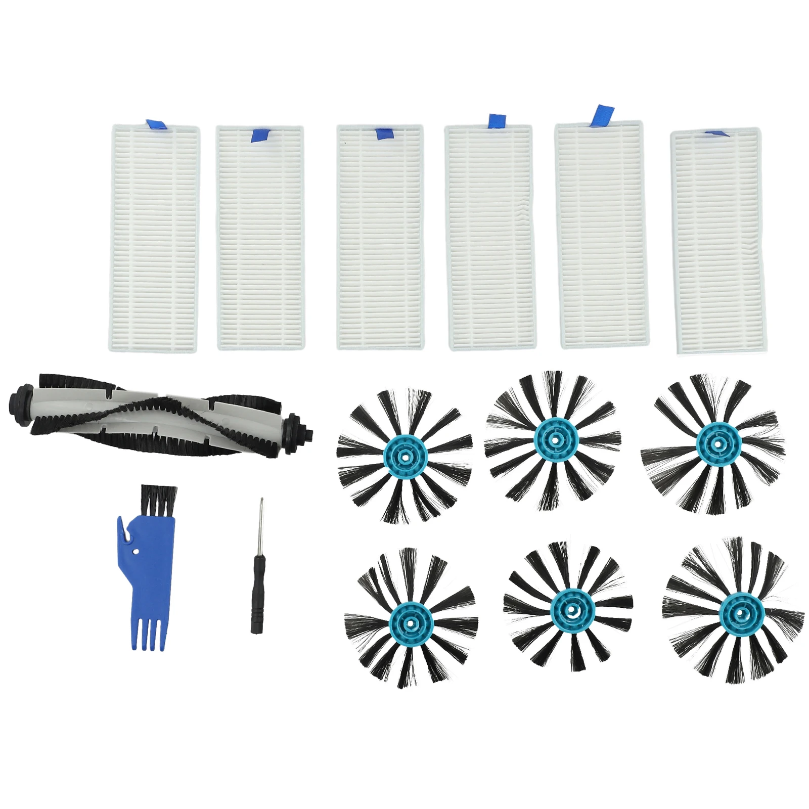 Essential Replacement Parts for Bissell For SpinWave Robot Vacuum 3115 & For EV675 Includes Brushes and Filters