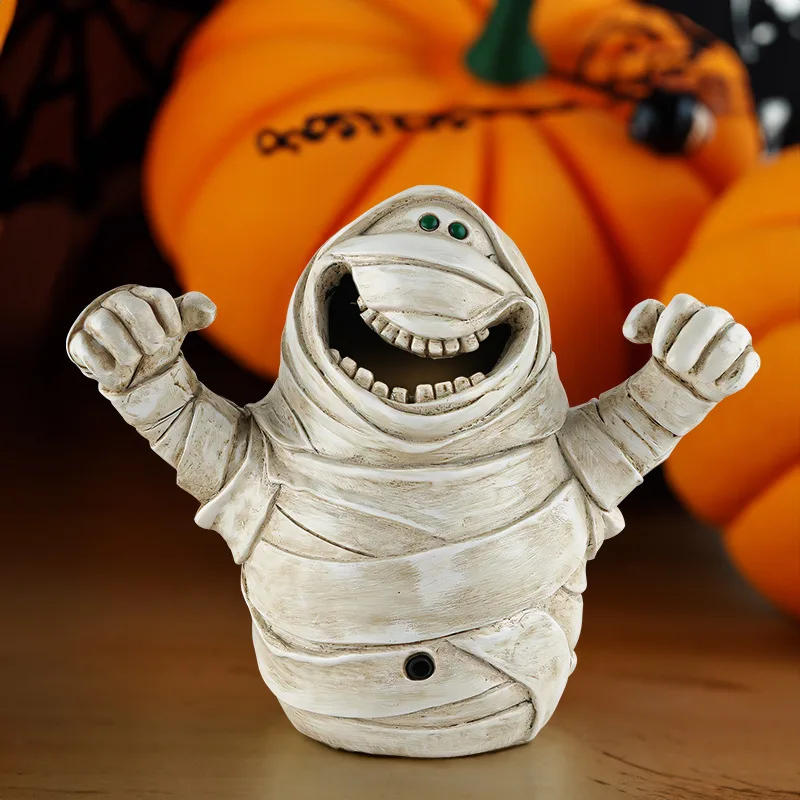 Halloween Mummy Decorations, Creative Home Decoration Crafts, Induction Lighting Sound, Party, Holiday, Living Room