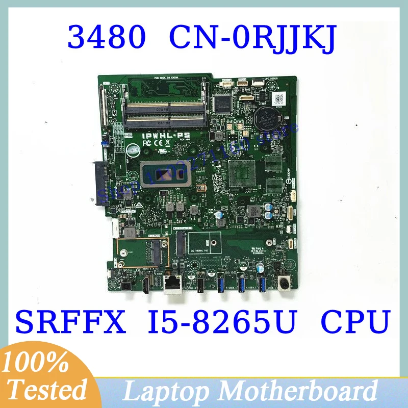 

CN-0RJJKJ 0RJJKJ RJJKJ For Dell 3480 With SRFFX I5-8265U CPU Mainboard Laptop Motherboard 100% Fully Tested Working Well