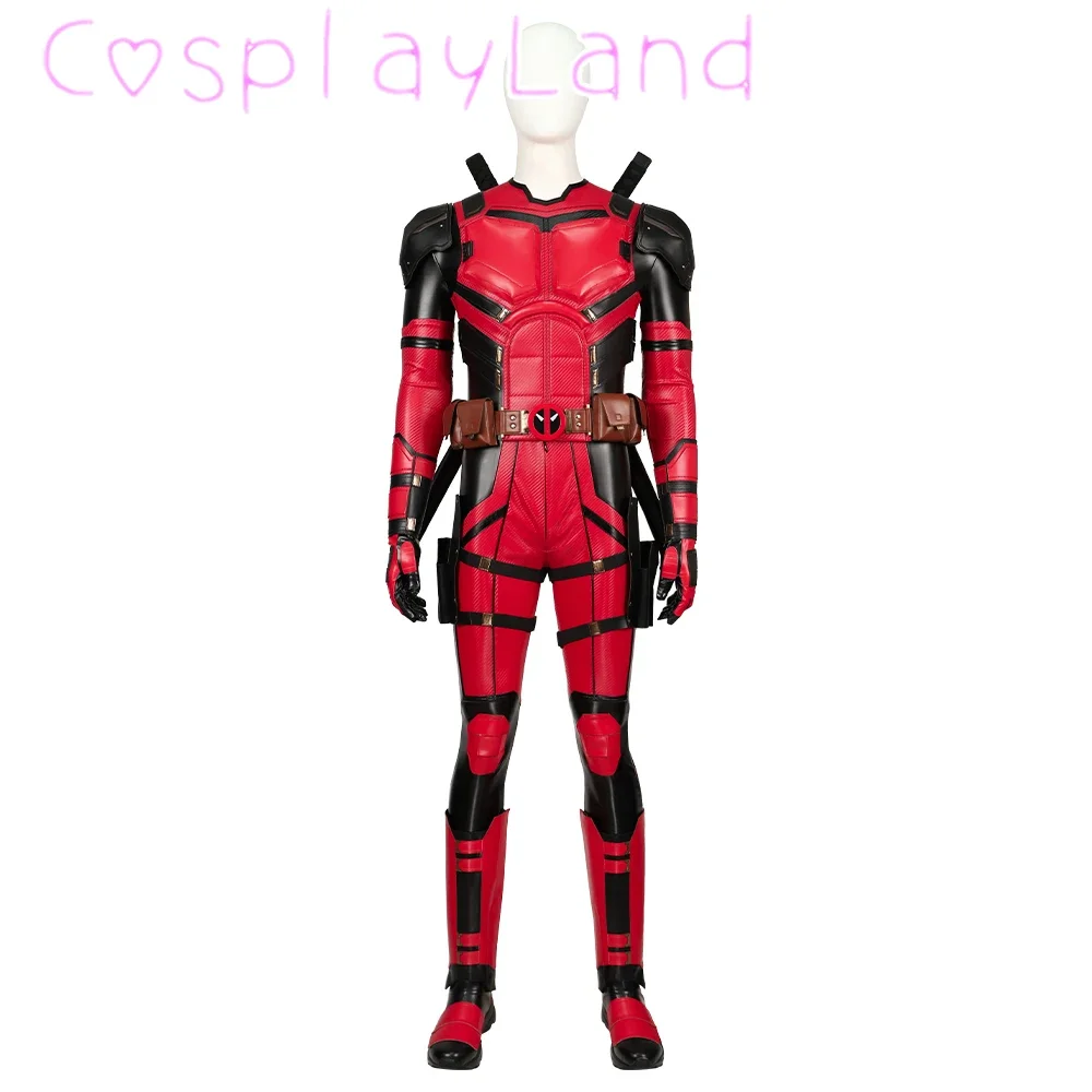 

Carnival Halloween Costume Crimson Comedian Cosplay Outfit Captain Pool Suit Man Jumpsuit Comic Con Roleplay Show Outfit