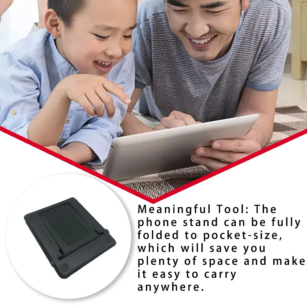 Phone Storage Rack Tablet Desk Stand Multi-angle Adjustable Stable Wear-resistant Plastic Bracket Dormitory Company