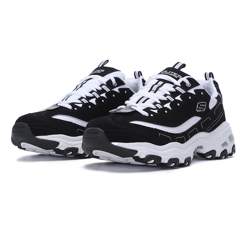 

Skechers Men's Shoes D'Lites 1.0 Dad Shoes Fashionable Thick-Soled Classic Panda Shoes Sports Casual Shoes 52675-Bkw
