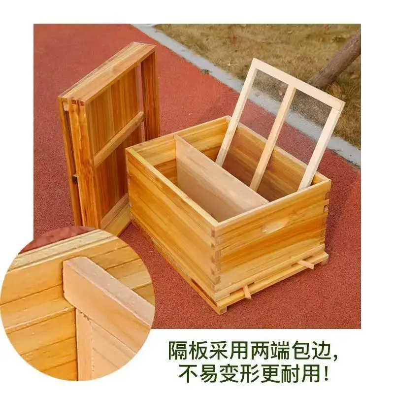 Beehive Full Set Beekeeping Tools Honey Bucket Boiled Wax Dried Fir Medium Bee Seven Boxes Ten Boxes Fourteen Boxes Beehive Box