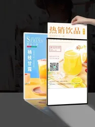 A2 Light Box LED Drawing Ad Memu 0.9CM Super Thin Board Exchangable Inner Film Poster Easily HD High Bright Magic Tool