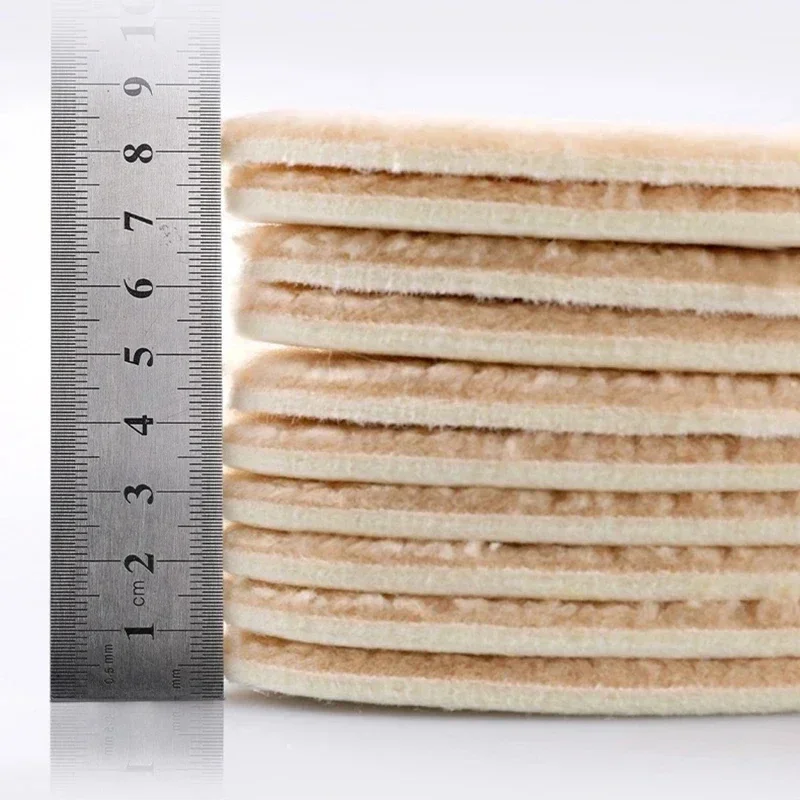 2/6개 양털 깔창 남녀 겨울용 보온 깔창 부드러운 양모 두꺼운 신발패드 캐시미어 신발 삽입용 열 보온 깔창