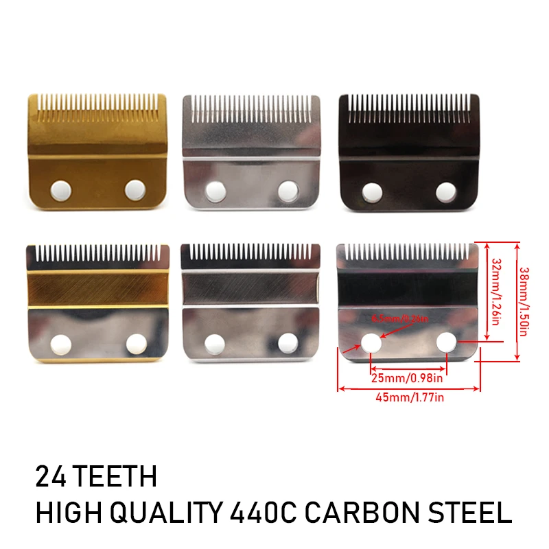 Fade/Standardowe ostrze stałe-Standard/Stagger-Ceramiczne/stalowe ostrze ruchome Profesjonalne ostrze zamienne do maszynki do strzyżenia WAHL