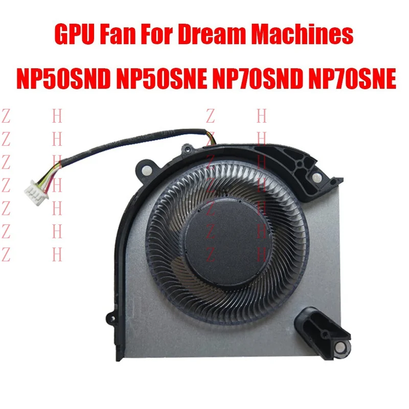 

ZHZH Laptop Cooling Fan For Dream Machines NP50SND NP50SNE NP70SND NP70SNE DC12V New