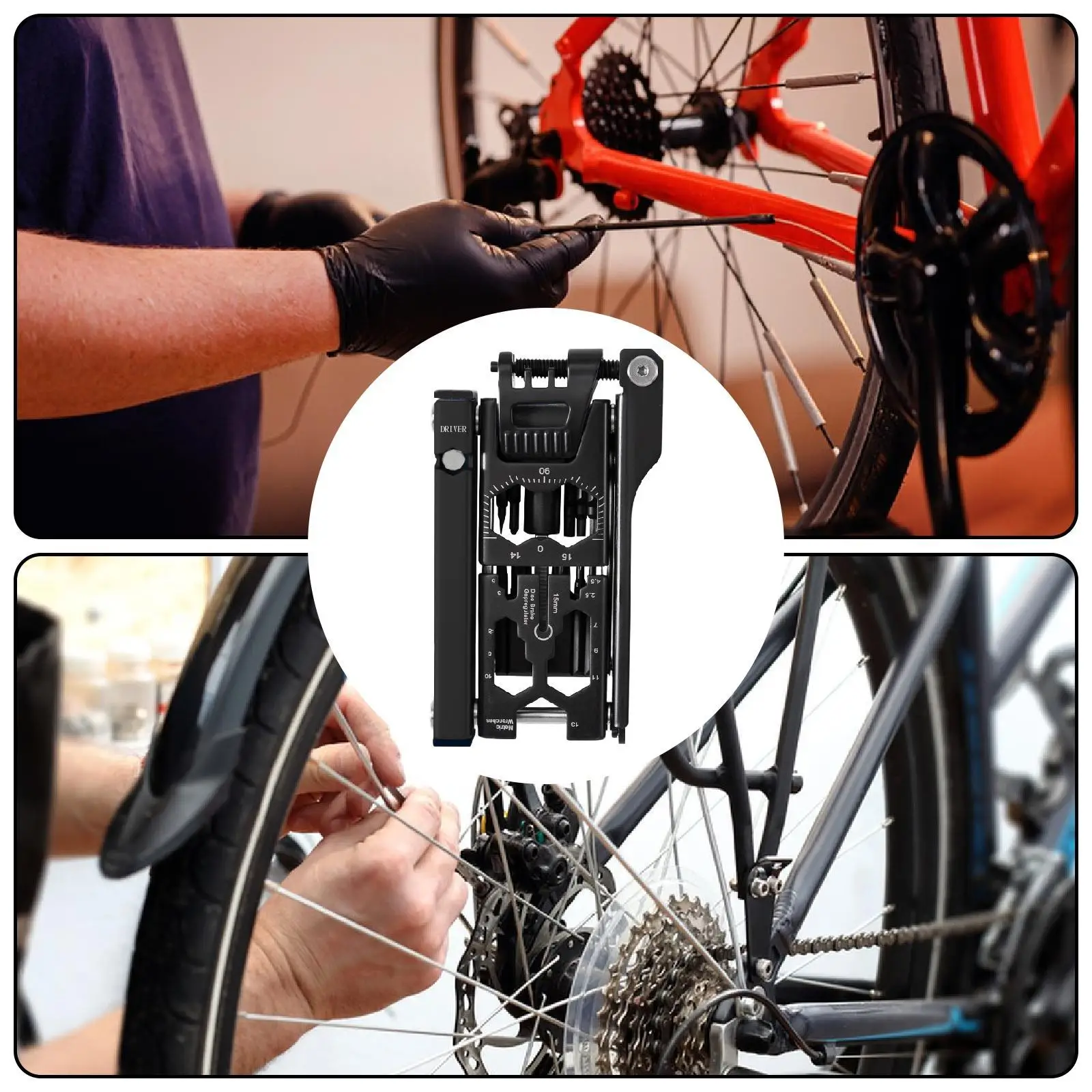 

Велосипедный многофункциональный шестигранный ключ Аксессуары для велоспорта 38 в 1, комплект для ремонта велосипеда