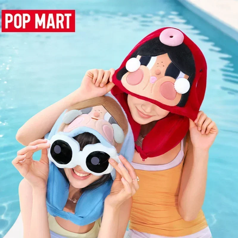 

POP MART CRYBABY Cry Me An Ocean Series - 2-in-1 Neck Pillow Blind Box Guess Bag Mystery Box Toys Doll Anime Ornament Collection