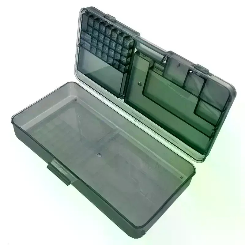 1Pcs Screw Accessories Organization DIY Storage For Phone Repair Tool Bright Black Double-layer Electronic Component Storage Box