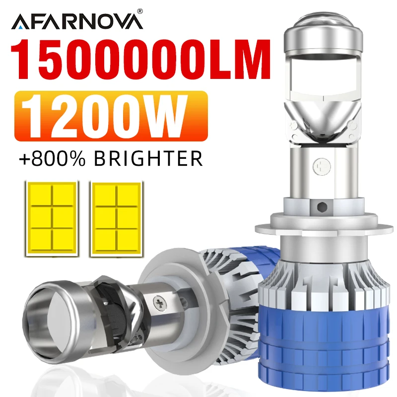 

H7 Led H4 H11 Projector Lens HeadLamps Canbus 8545 CSP Chip H8 H9 9005 HB3 9006 HB4 Car Headlight Bulbs 6000K For Fog Lights 12V