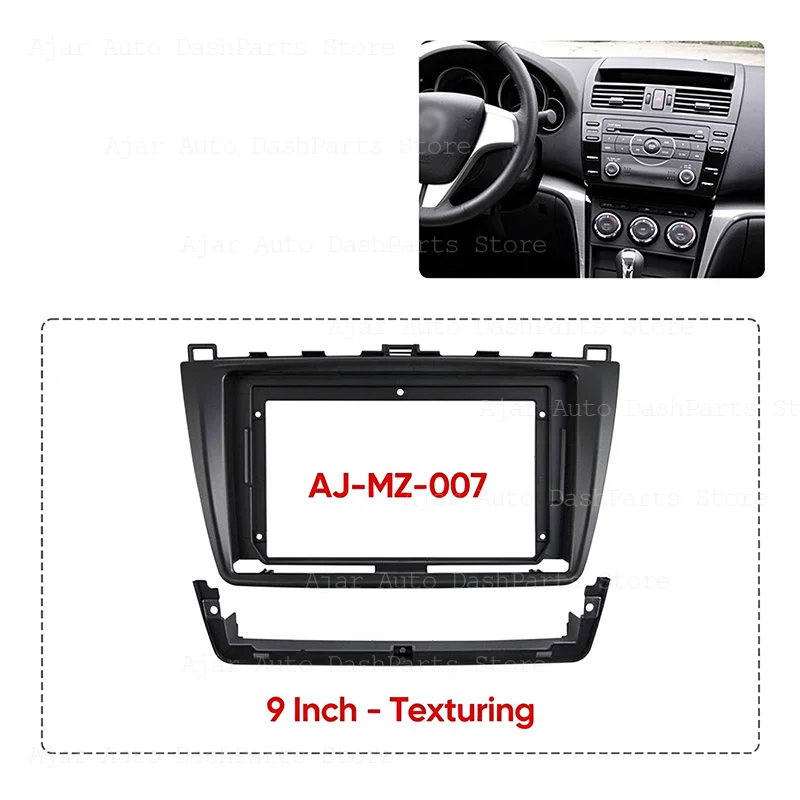 For Mazda 6 Atenza 2008-2013 Android Multimedia GPS MP4 Car Radio Fascia Stereo 9 inch Frame modification accessory set