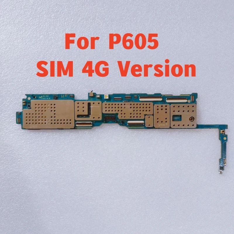 Board For Samsung Galaxy Note 10.1 Edition P600 P601 P605 Motherboard Replaced Mainboard Android OS WIFI / 3G SIM