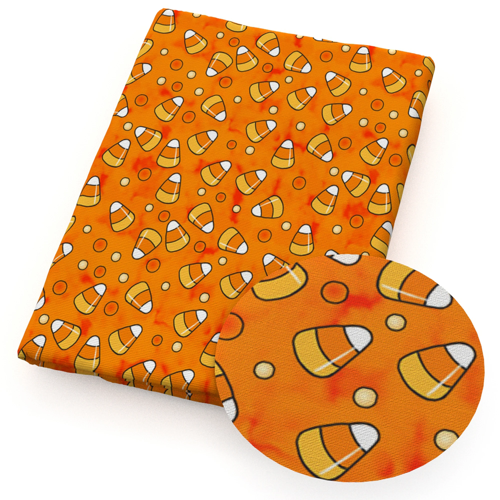 Halloween Bat Pumpkin Skull Printed Polyester Pure Cotton Material Patchwork Tissue Sewing Quilting Fabrics Needlework DIY Cloth