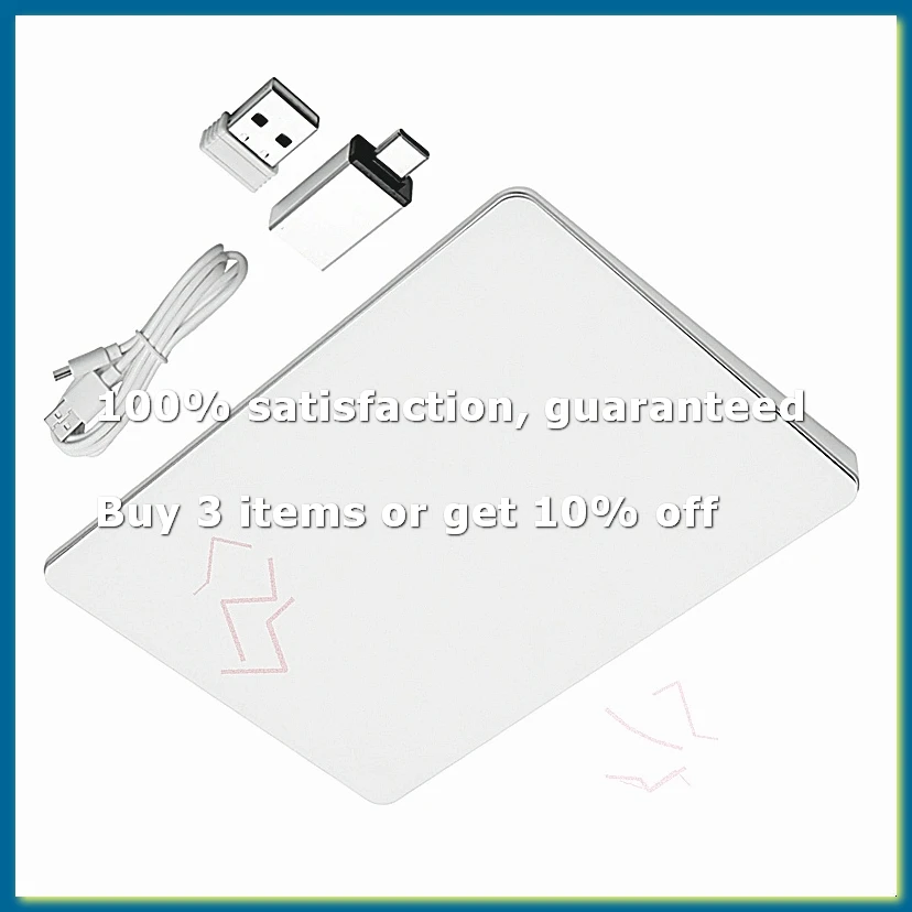 ●Bluetooth Touchpad Multi-function Gestures Trackpad, White