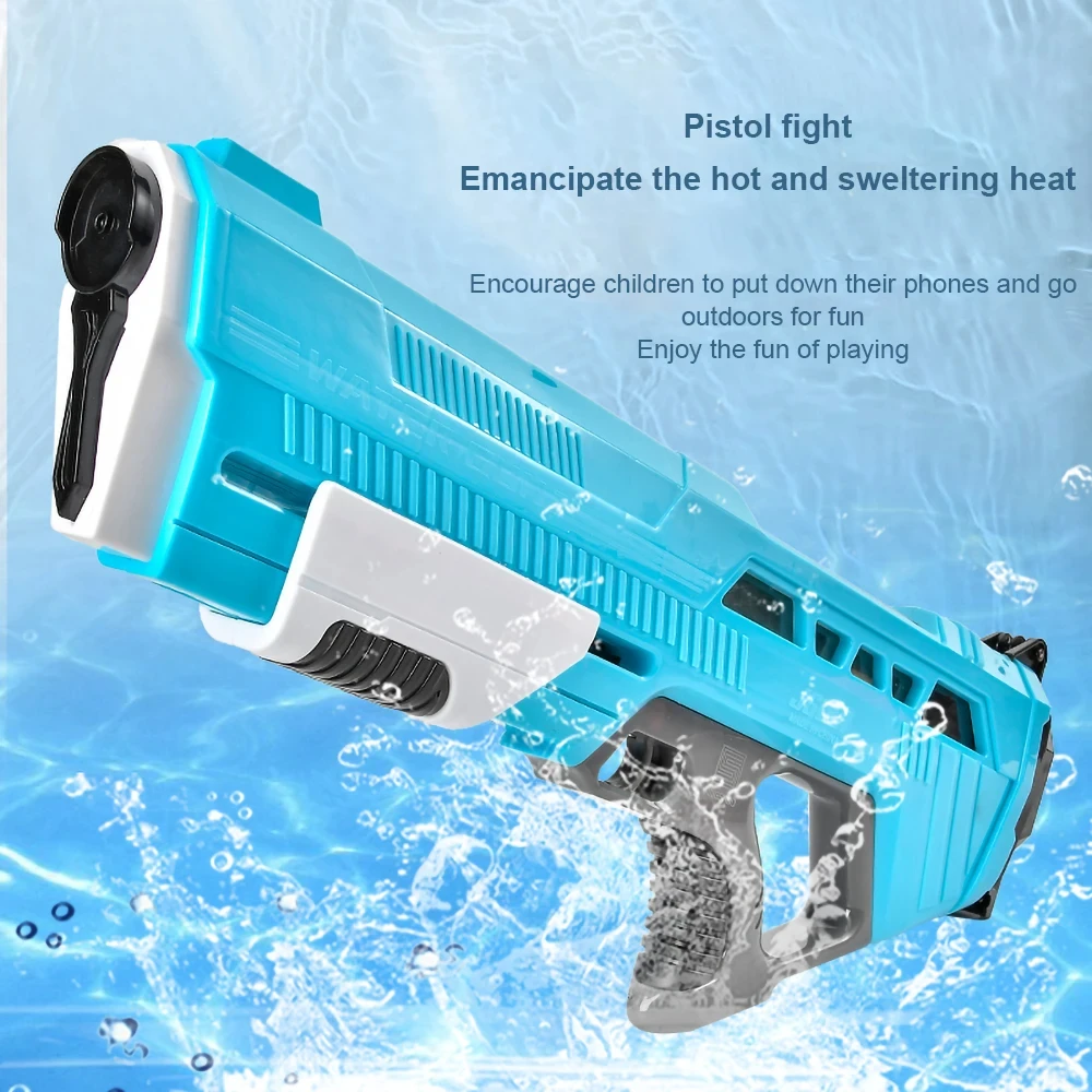 Children Summer Outdoor Beach Battle Game Water Gun Toys Large Capacity Water Gun Parent-child Interaction Fight Essential Toys