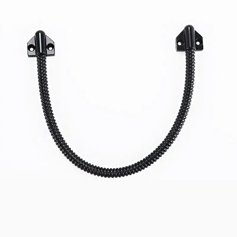 1pcs Door Loop Stainless Steel Metal Head Armored Cable Door Loop For Exposed Mounting