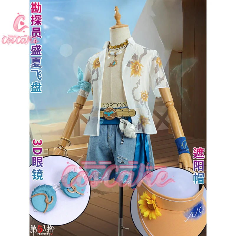 

Game Identity V Prospector Cosplay Costume Norton Campbell Halloween Survivors Suit Carnival Uniform Christmas Prop