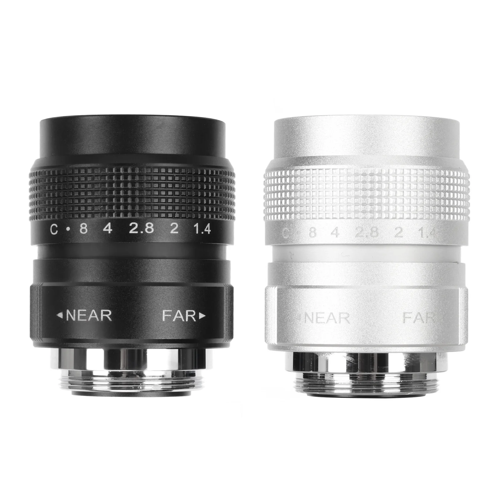 25mm F1.4 C Mount Film Lens Clear Efficient Light Conduction C Mount Camera Lens for Bar Shop Parking House Warehouse