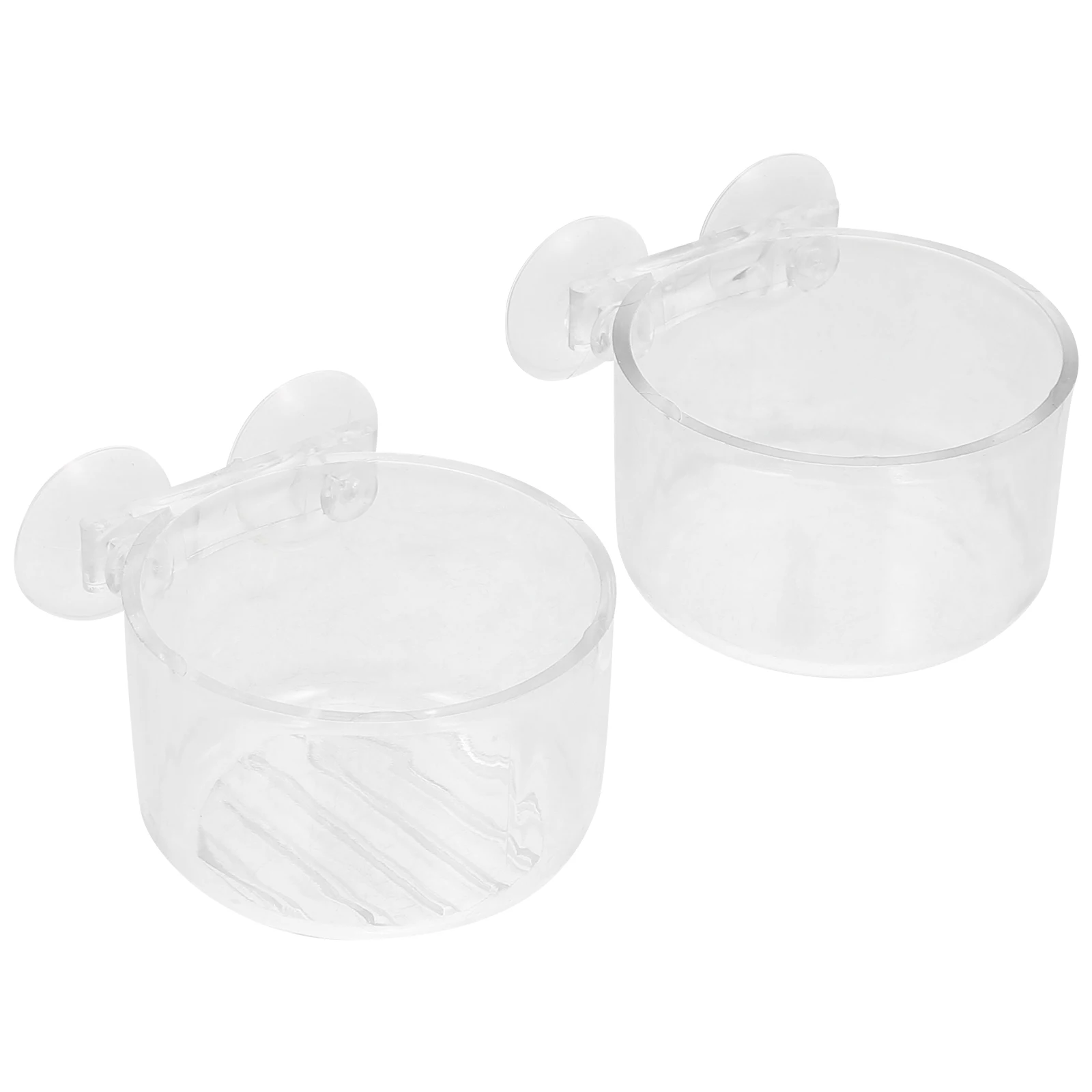 

2Pcs Feeding Tray Betta Fish Tank Accessories Food Holder for Freshwater Saltwater Aquariums Mini Shape Cup Pet Supplies