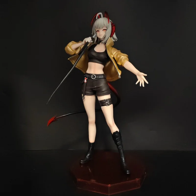 Arknights W Six Star Sniper Gunner Schönes Mädchen Anime-Figur PVC Sammlermodell Desktop-Dekoration Ornament für Anime-Fans