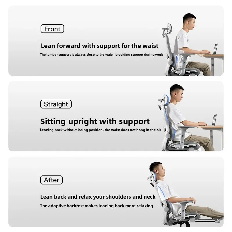 Multi-functional Chair Office Chair Computer Chair Recliner Chair Nap Ergonomic Chair Chair Swivel Chair E-sports Chair view 6