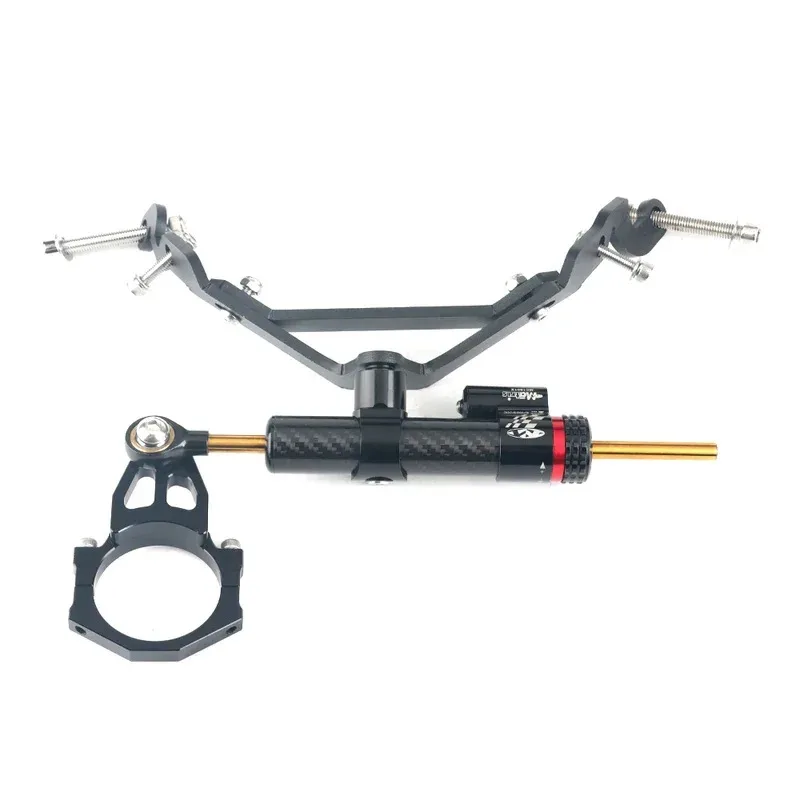 Kawasaki Z900RS 댐퍼 마운트 브래킷 지원 키트 2018 2019 2020-2022 용 섬유 탄소 스티어링 댐퍼 안정기 오토바이