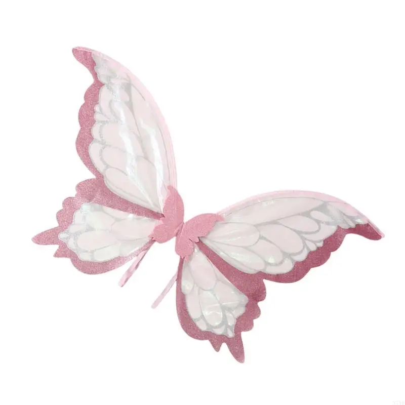 N7yf Butterfly Wing Halloween Wing Trang phục cho cô gái Giáng sinh giả trang Cosplay Fairies Wing Butterfly Dress