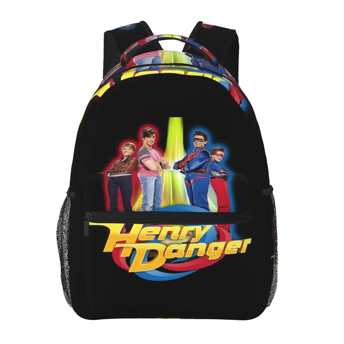 Henry Danger Secret Identities Backpacks Boys Girls Bookbag Students School Bags Kids Rucksack Shoulder Bag Large Capacity