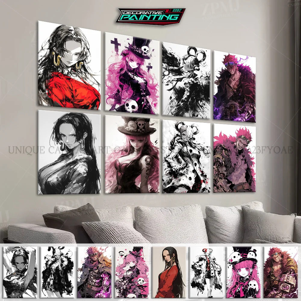 

Картины на холсте, безрамные настенные произведения, плакат, фотографии, принты, украшение для комнаты, дома для аниме, цельный персонаж, Eustass Kid