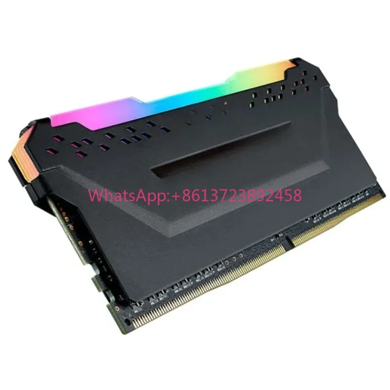 For Esports Avenger PRO 64G (16G * 4) DDR4 3200 Black RGB Light Bar Esports Memory