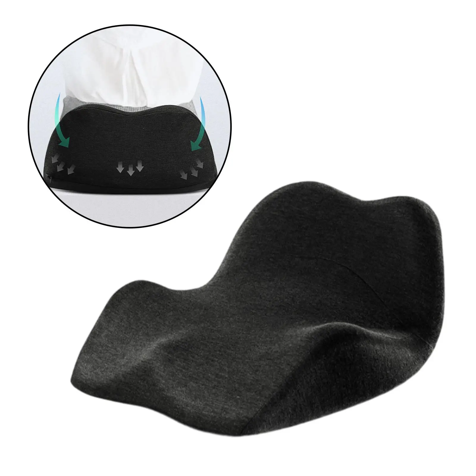 Seat Cushion Memory Foam Cushion for Long Sitting, Office Workers,Breathable,Thick for Office Chair for Home Seat Office