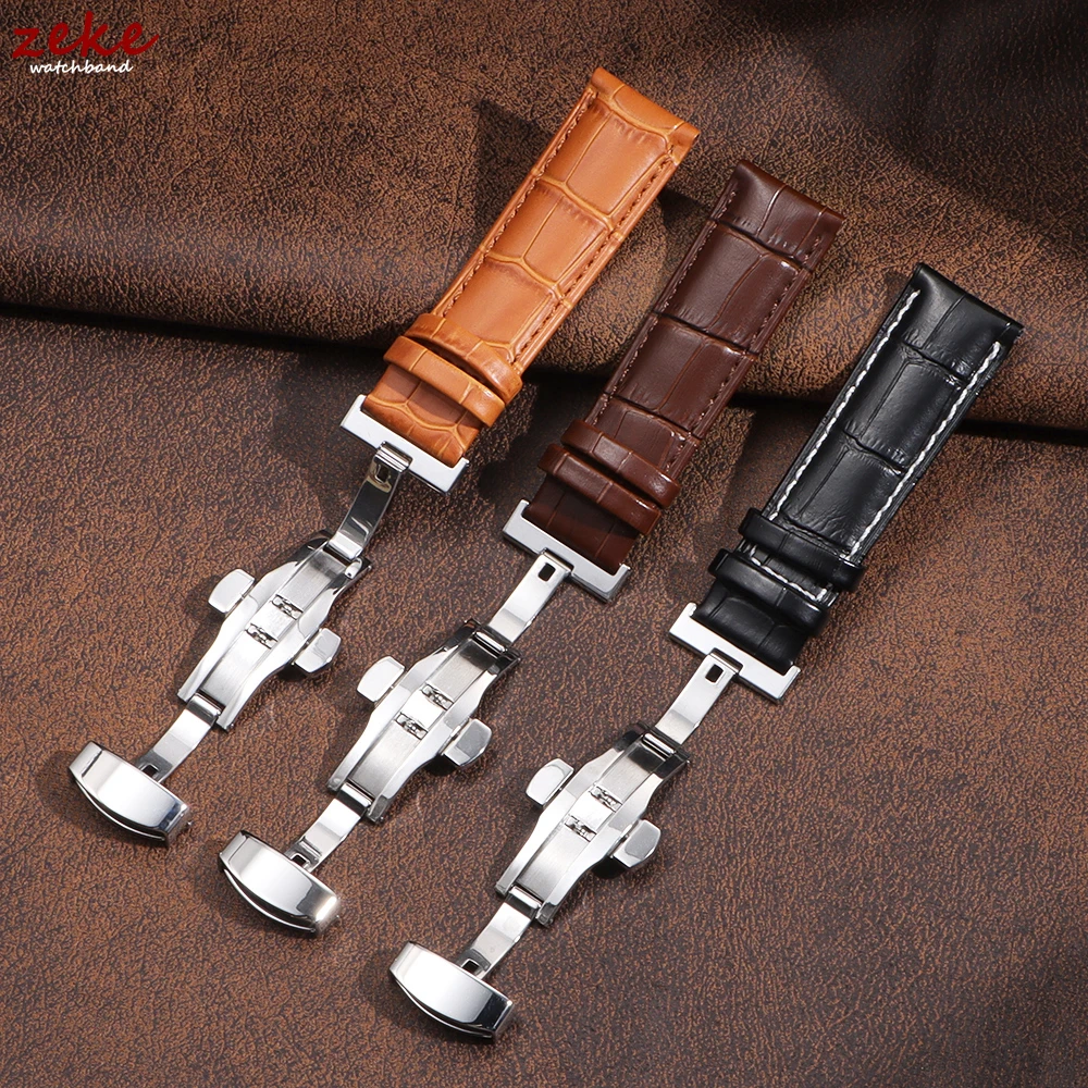 Genuine Cowhide Watch Straps with Box