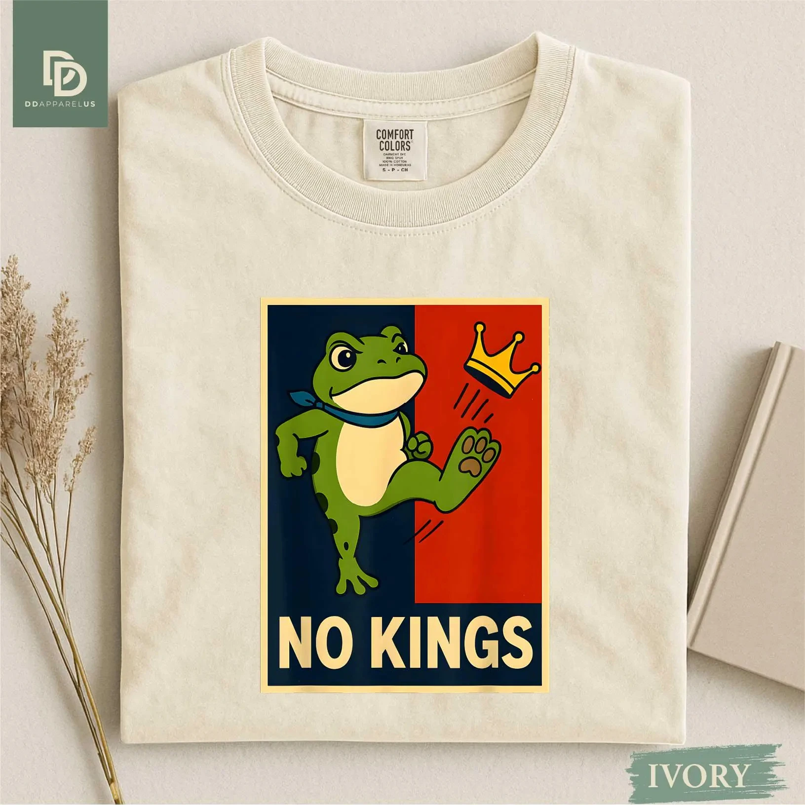 لا الملوك قميص الرجال النساء بورتلاند الضفدع الاحتجاج الراحة بورتلاند الضفدع النشاط قميص ، لا يوم الملوك الليبرالي السلامي الاحتجاج المحملة #1