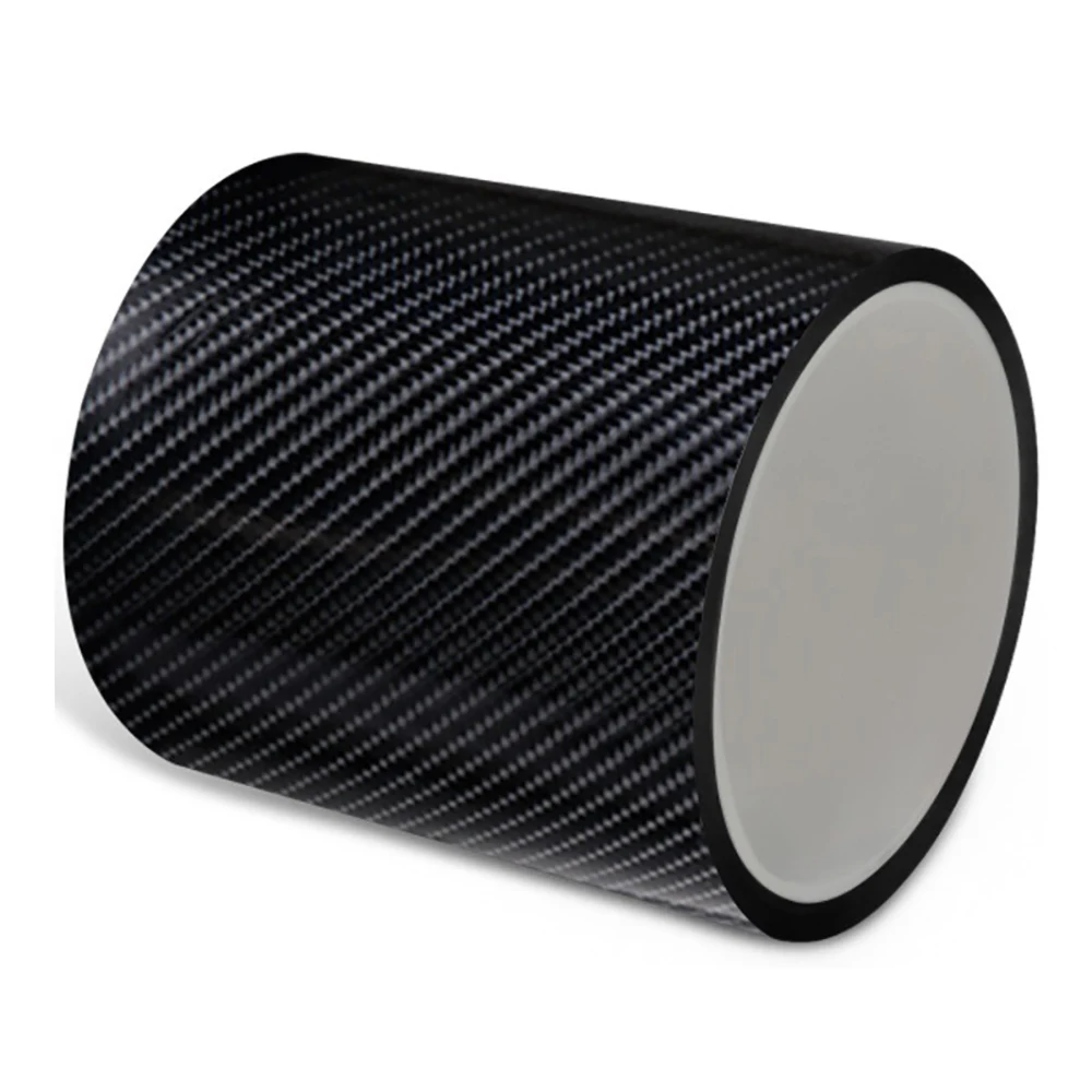 3/5/7cm*3m 5D Carbon Fiber Car Sticker DIY Paste Protective Strips  Auto Door Sill Side Mirror Anti Scratch Tape Car Accessories