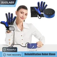 Intelligent Rehabilitation Robot Gloves Hemiplegia Aids Stroke Recovery Tools Finger Exerciser Hand Trainer Physical Therapy