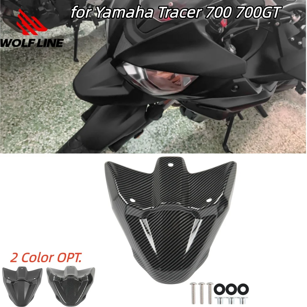 

Wolfline Tracer 700 GT Motorcycle Front Beak Nose Fairing Cover for For Yamaha Tracer 700 2016-2019 2017 Front Fender Extender