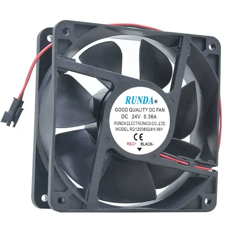 New RUNDA Runda RD12038S24H-36V 24V 0.36A Inverter Welding Machine Cooling Fan