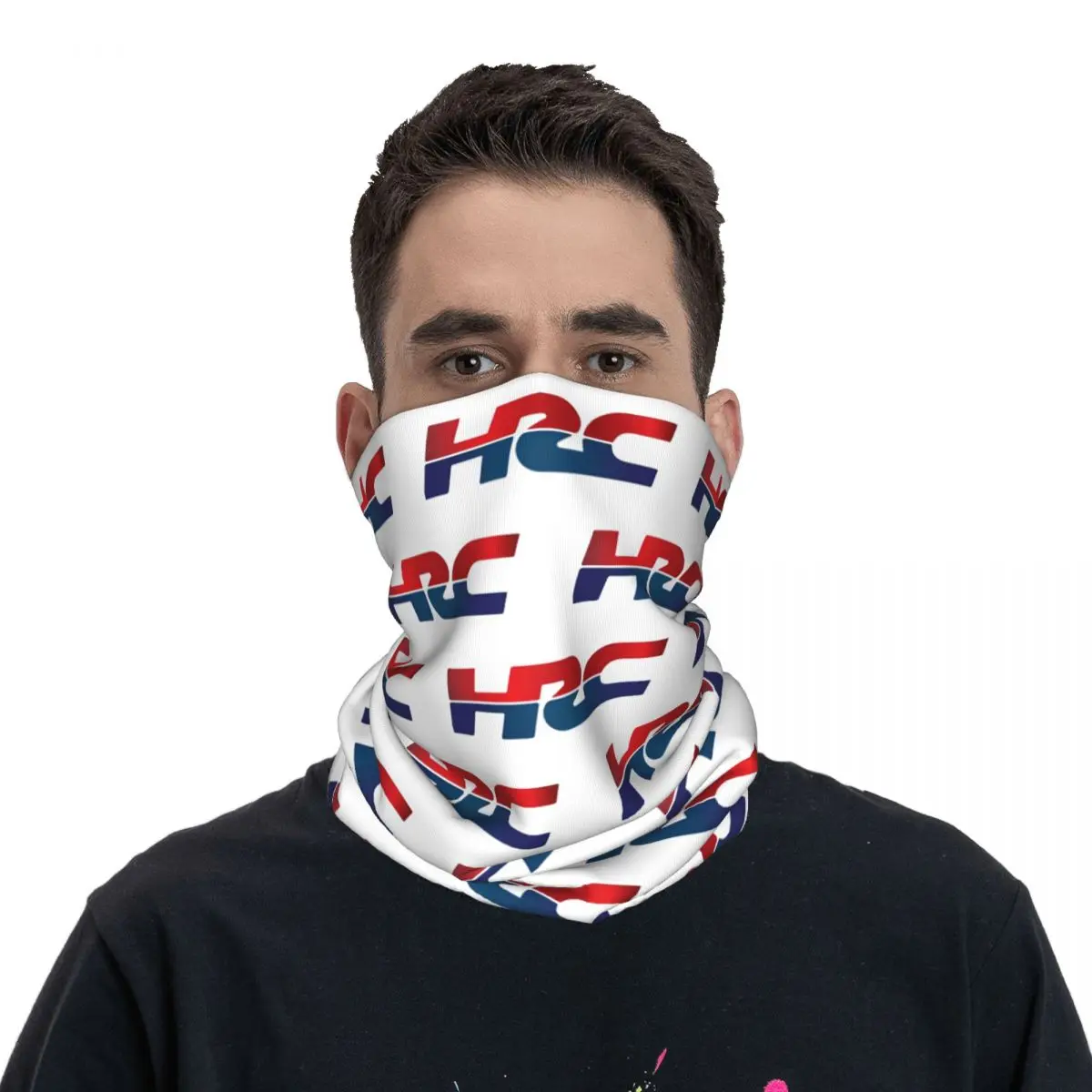 Hrc Motorcycle Sport Racing Moto Bandana Neck Gaiter Printed Balaclavas Mask Scarf Headwear Fishing Unisex Adult Windproof