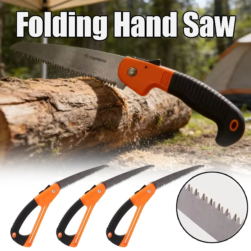 

Профессиональная пила для обрезки деревьев, мощный инструмент для садоводства, деревообработки, кемпинга, выживания на природе и портативных работ по резке.